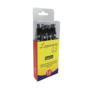 Lapiseira Tec 0,5 Preto Cx C/ 12