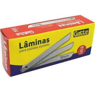 Lâmina P/ Estilete 9Mm C/ 10 Tb De 10 Lâm