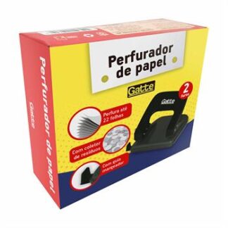Furador De Papel 2 F. Metalico 22 Páginas