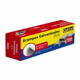 GRAMPO GALVANIZADO 26/6 C/ 5000