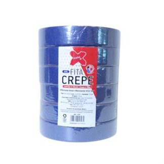 FITA CREPE AZUL 24MM X 50M - PCT C/6