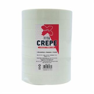 FITA CREPE 120MIC - 18MM*45M PCT C/8