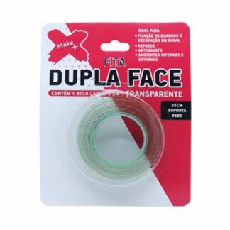 FITA DUPLA FACE 1MM - 12MM*2M BLISTER C/1 - SILICONE