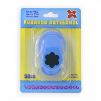 Furador De Eva 25Mm - Flor 6 Petalas - Blister Individual