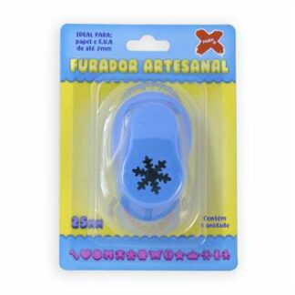 Furador De Eva 25Mm - Floco De Neve - Blister Individual