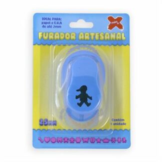 Furador De Eva 25Mm - Menino - Blister Individual