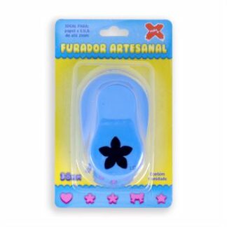Furador De Eva 38Mm - Flor 5 Petalas - Blister Individual