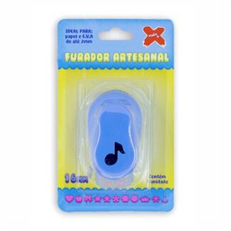 Furador De Eva 16Mm - Nota Musical - Blister Individual