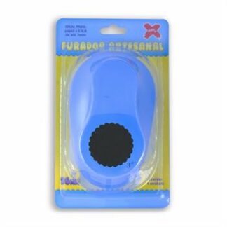 Furador De Eva 76Mn Circulo escalopado - Blister Individual
