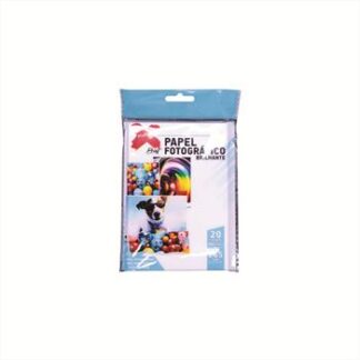 PAPEL FOTOGRAFICO BRILHANTE 10X15 265 G/M2 102x152mm PCT C/ 20 FOLHAS