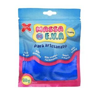 Massa De Eva Para Modelagem 50G/Pct, Azul Escuro