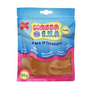 Massa De Eva Para Modelagem 50G/Pct, Marrom