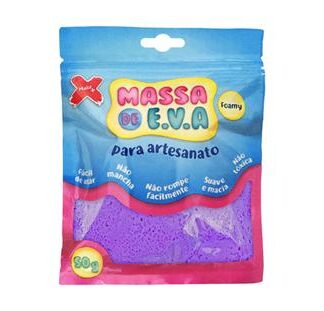 Massa De Eva Para Modelagem 50G/Pct, Roxo