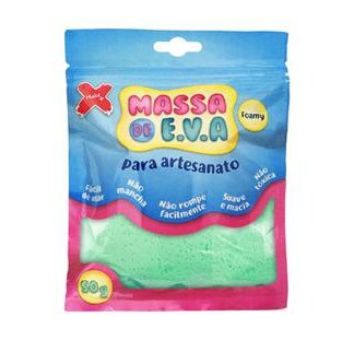 Massa De Eva Para Modelagem 50G/Pct, Verde Claro