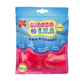 Massa De Eva Para Modelagem 50G/Pct, Vermelho