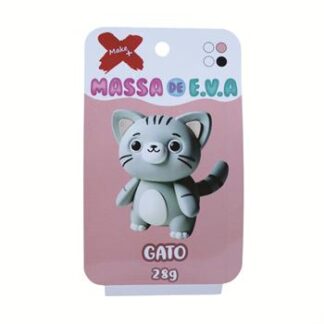 MASSA DE EVA BLISTER POTE C/ 4 CORES 28GR - GATO