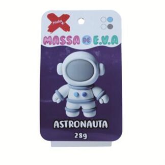 MASSA DE EVA BLISTER POTE C/ 4 CORES 28GR - ASTRONAUTA