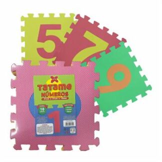 KIT TATAME NUMEROS 31CM X 31CM X 10MM C/ 10 PCS