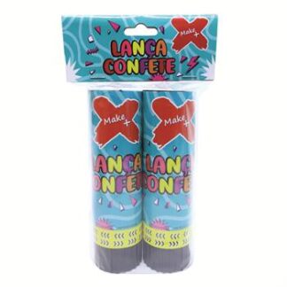 LANÇA CONFETE DE MOLA 15CM  C/ 2 PCS