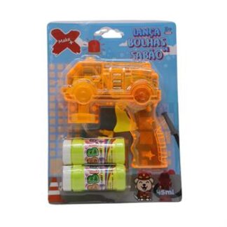 LANÇA BOLHAS DE SABÃO CAMINHÃO BOMBEIRO C/ LUZ 45ML BLISTER UNT