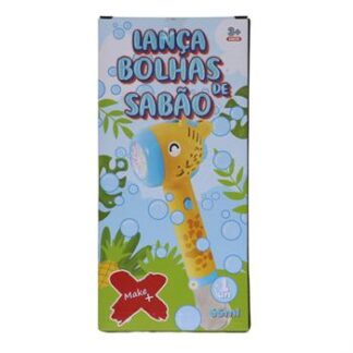 LANÇA BOLHAS DE SABÃO GIRAFA C/ LUZ 70ML CX UNT