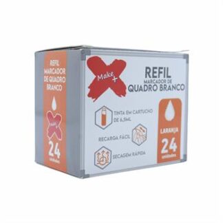 REFIL MARCADOR QUADRO BRANCO 6.5ML LARANJA C/24UN