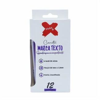 MARCA TEXTO LILAS CX C/ 12 PCS