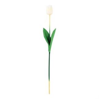 Tulipa 4 cm - 69 cm - Branco - Toque Acetinado