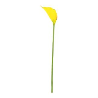 Lírio 15 cm 80 cm - Amarelo - Toque EVA