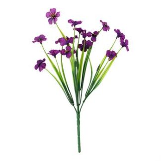 Haste Violetas 3,5 cm c/ 5 - 35 cm - Violeta - Toque SEDA