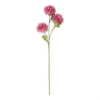 Haste de Dália 10 cm c/ 3 - 60 cm - Roxo - Toque SEDA