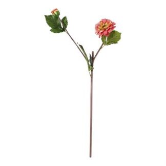 Crisântemo Oriental 9 cm c/ Botão- 65 cm - Rosa - Toque Acetinado