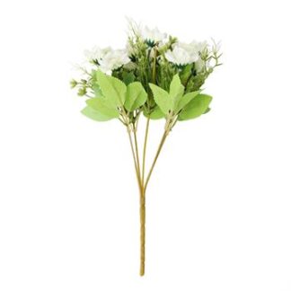 Buquê de Sumaúma de 4 cm c/ 10 - 30 cm - Branco - Toque Acetinado