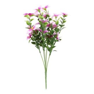 Buquê de Flor do campo 4,5 cm c/ 18 - 30 cm - Lilás - Toque Acetinado
