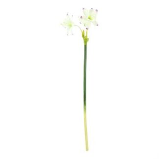 Haste Narciso 9 cm  - 62 cm - Branco - Toque Acetinado