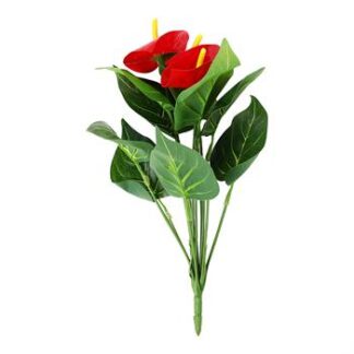 Planta Antúrios - 35 cm - Vermelho
