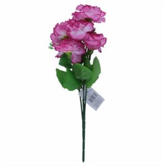 Buquê Flor De Hibisco  C/ 5 - 29 cm - Pink Toque Acetinado