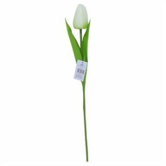 Tulipa Untária  - 38 cm - Branco Toque Eva