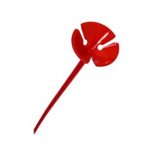 HASTE BALAO 33 CM - PACOTE C/ 12 - VERMELHO