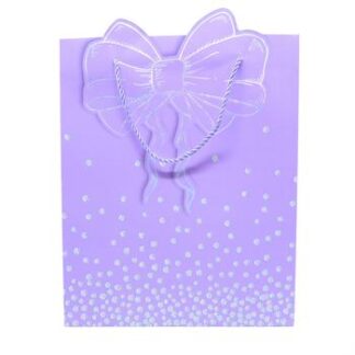 SACOLA PRESENTE 30*12*41.5  - LAÇO LILAS