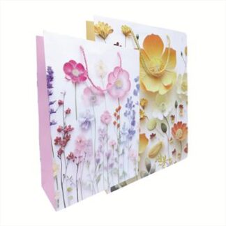 SACOLA PRESENTE 18*10*23 - FLORAL SORTIDO