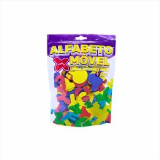 ALFABETO MOVEL LISO 4CMX2MM - PCT C/ 150 PÇS - LETRAS, NUMEROS E SIMBOLOS