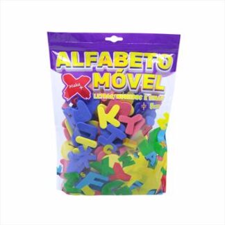 ALFABETO MOVEL LISO 4CMX5MM - PCT C/ 150 PÇS - LETRAS, NUMEROS E SIMBOLOS
