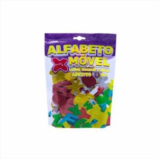ALFABETO MOVEL GLITTER AUTO ADESIVO 4CMX2MM - PCT C/ 150 PÇS - LETRAS, NUMEROS E SIMBOLOS