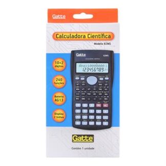 CALCULADORA - 10 DIGITOS, 240 funções (82MS) 157x85x16 - Bateria - Preto