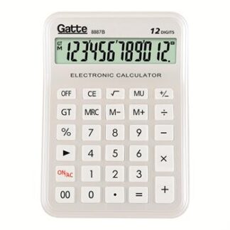 CALCULADORA -   12 DIGITOS (8887B) 149x120x48 - Pilha AAA - PRATA