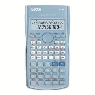 CALCULADORA - 10+2 DIGITS, 240 funções (82MS-C) 157x85x16 - Bateria - Sortido Verde e Azul