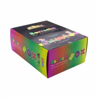 BORRACHA NEON C/ CAPA NEON 4.4x2.6x1.3cm - CX C/ 12 BLISTER