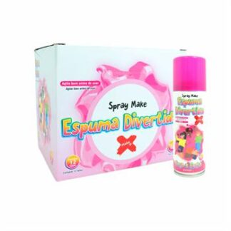 SPRAY MAKE ESPUMA ROSA LATA 150ML / 85GR C/12