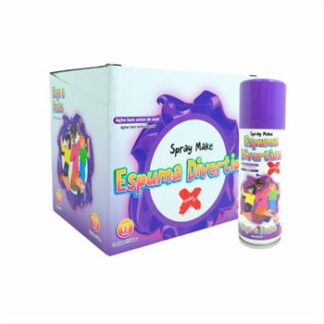 SPRAY MAKE ESPUMA ROXO LATA 150ML / 85GR C/12